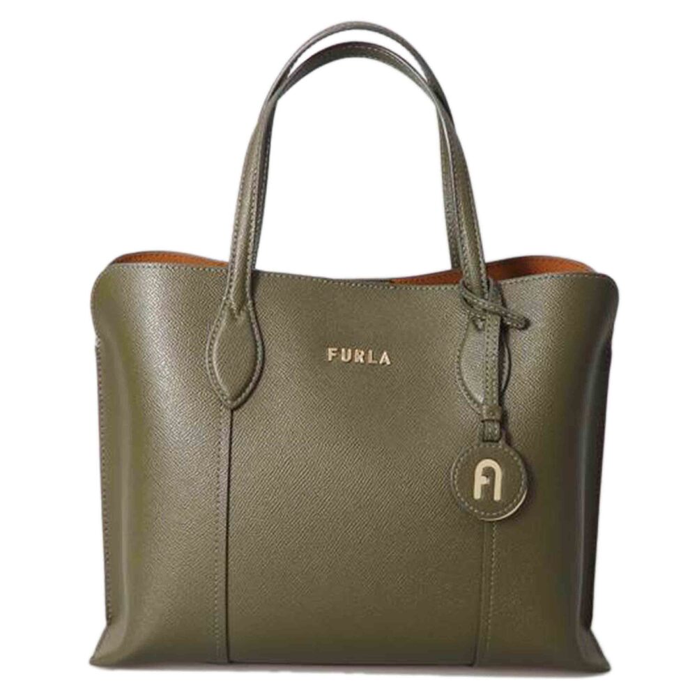 Furla Vittoria Tote Shoulder bag green